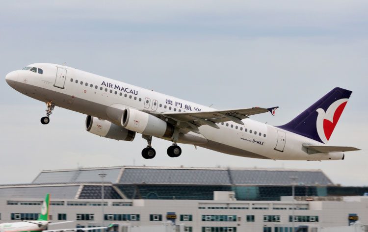 マカオの1Q19の航空旅客数が17％増加
