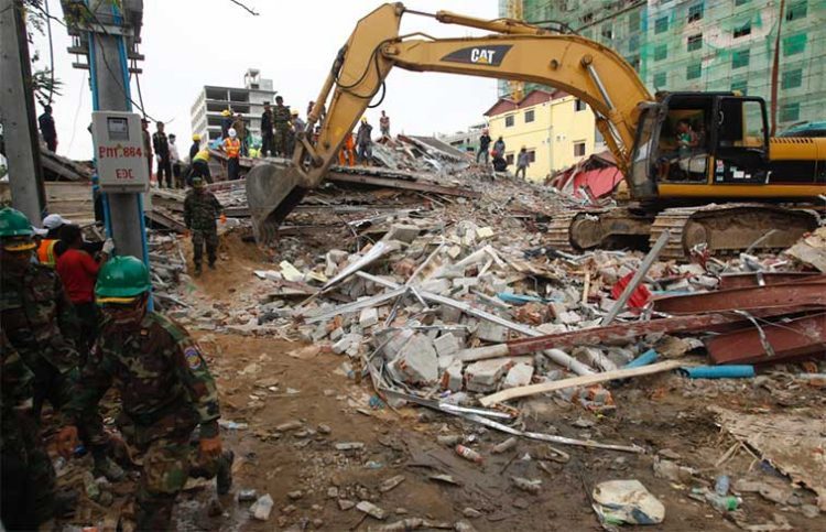 シアヌークビル当局が解体命令に関連して10人の建物所有者に対して法的措置を警告