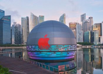 Appleがシンガポールのマリーナベイ・サンズに世界初の水上ストアをオープン