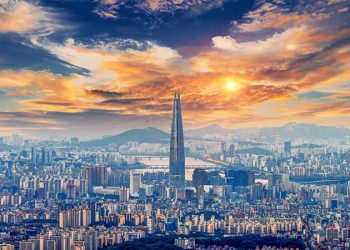 2020年4月から12月にかけて韓国への月間訪問者数は1万人未満