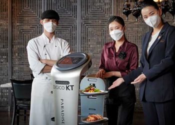 AIサービスロボットを試験導入　韓国パラダイスホテル釜山