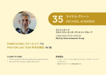 2021年アジアゲーミングパワー50: 35位マイケル・アハーン
